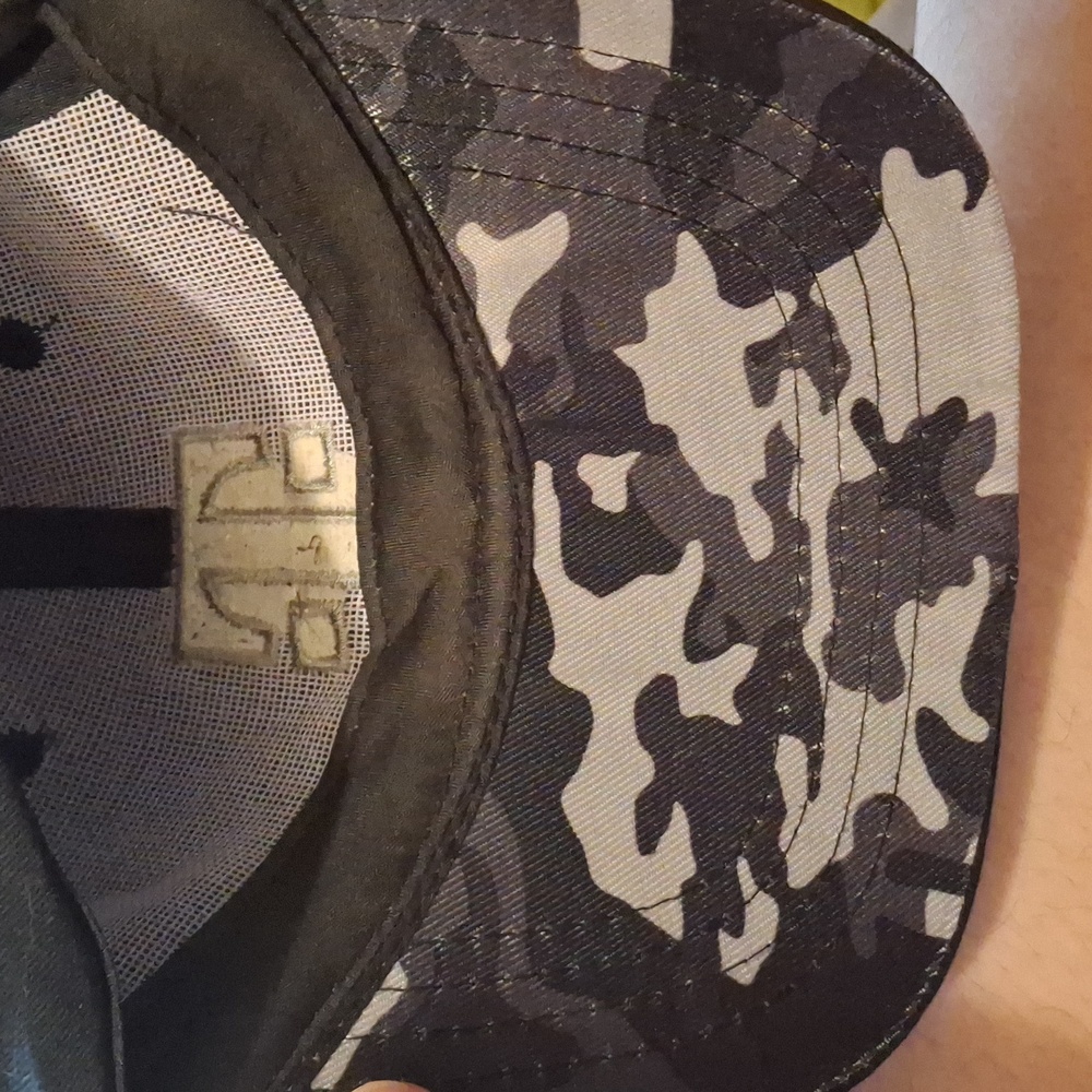 T-Mobile Tuesdays Baseball Cap Hat Black w/ U.S.A. Flag / Camo Patriotic Design